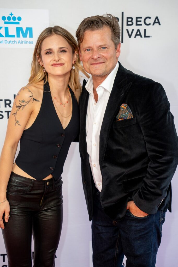 Audrey Zahn with her father Steve Zahn at the She Dances premiere