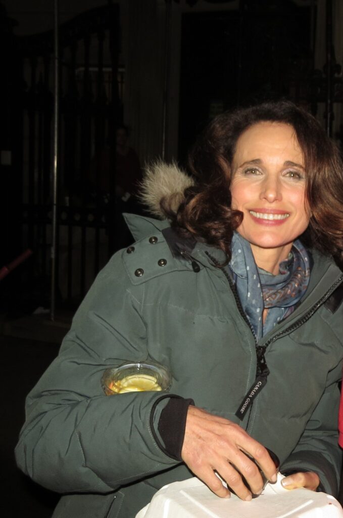 Andie MacDowell, actress and mother of Justin Qualley