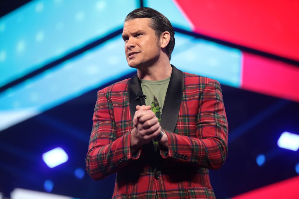 Pete Hegseth, former Fox News host and US Secretary of Defense