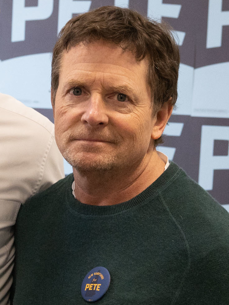 Michael J. Fox in 2020, actor and father of Schuyler Frances Fox